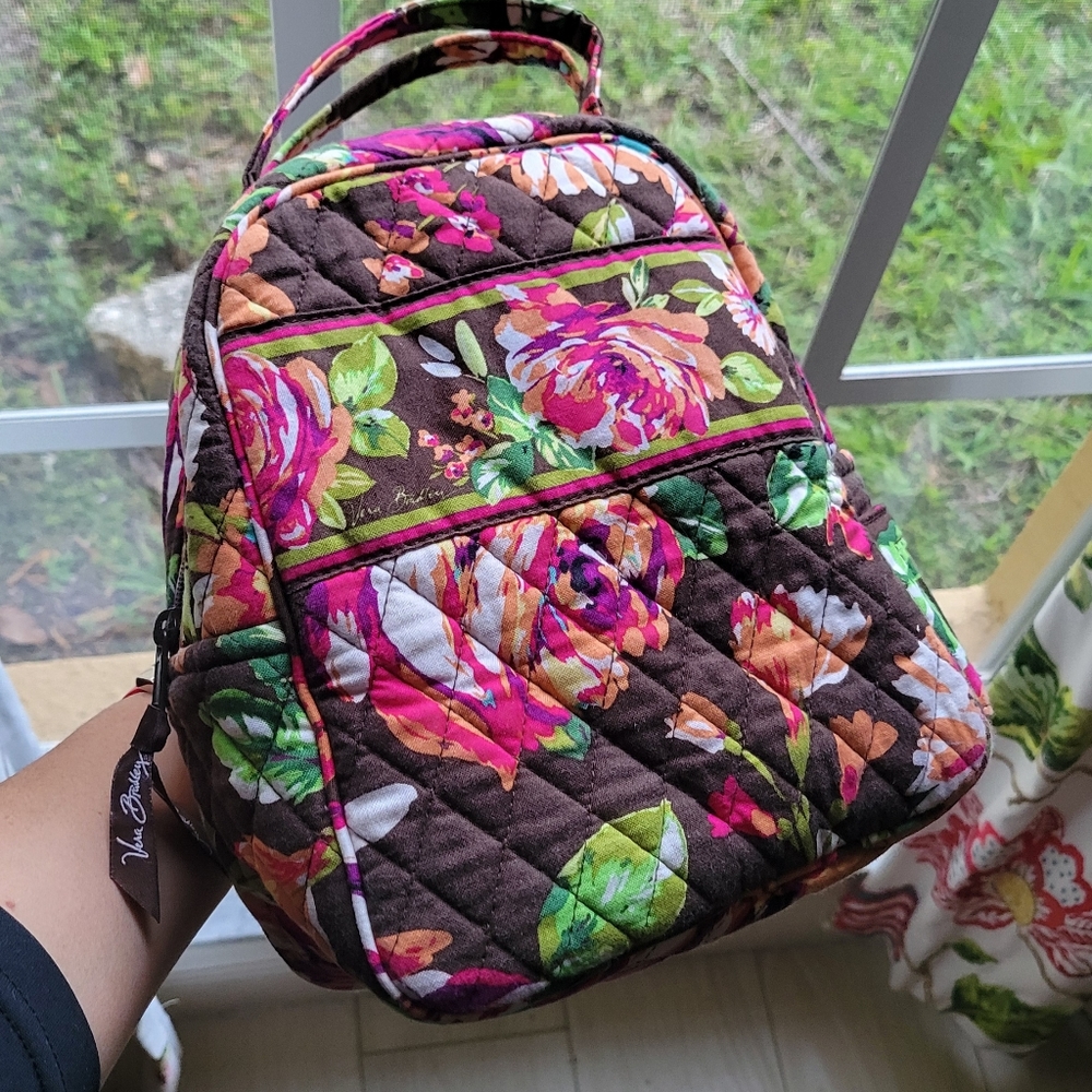 Vera Bradley lunch bag English Rose insulated tote EUC